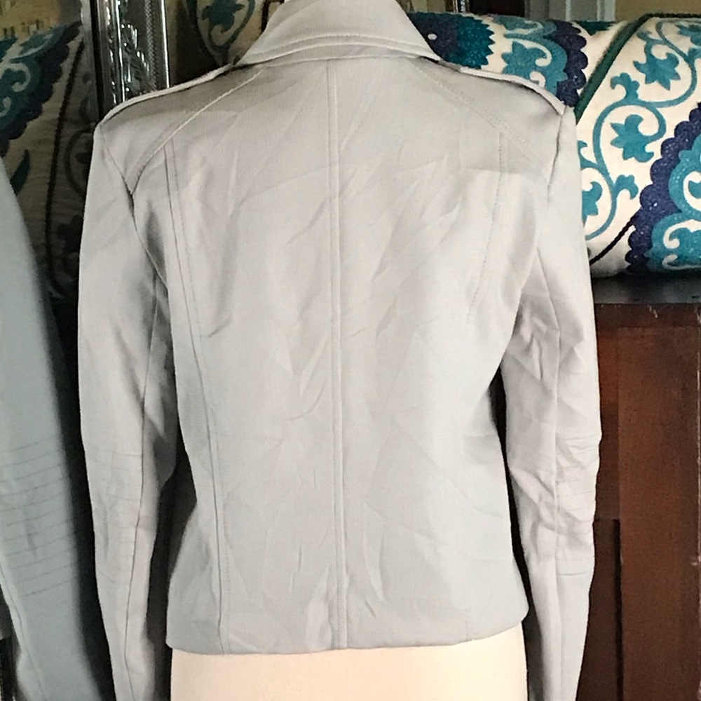 Banana Republic Gray Moto Jacket! View 2